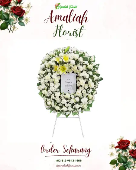 Krans Bunga Duka Sari Rejo